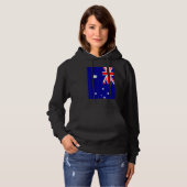 Australische vlag hoodie (Voorkant volledig)