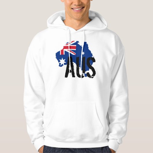 Australische vlag Hoodie (Voorkant)