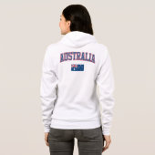 Australische vlag hoodie (Achterkant volledig)