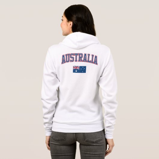 Australische vlag hoodie (Achterkant volledig)