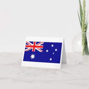 Australische vlag kaart