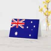 Australische vlag kaart (Gele Bloem)