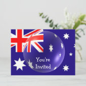 Australische vlag kaart (Staand voorkant)