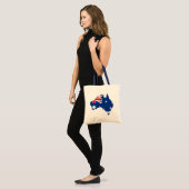 Australische vlag Kaartzakken Tote Bag (Voorkant (model))