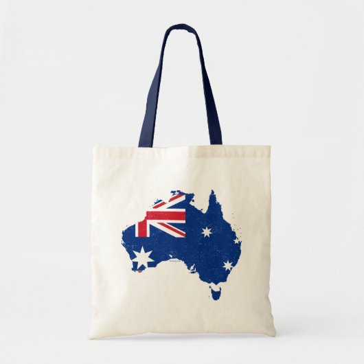 Australische vlag Kaartzakken Tote Bag (Voorkant)