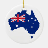 Australische vlag keramisch ornament (Achterkant)