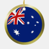 Australische vlag keramisch ornament (Achterkant)