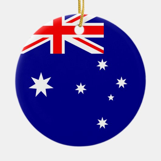 Australische vlag keramisch ornament (Voorkant)
