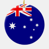 Australische vlag keramisch ornament (Achterkant)