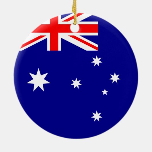 Australische vlag keramisch ornament (Achterkant)