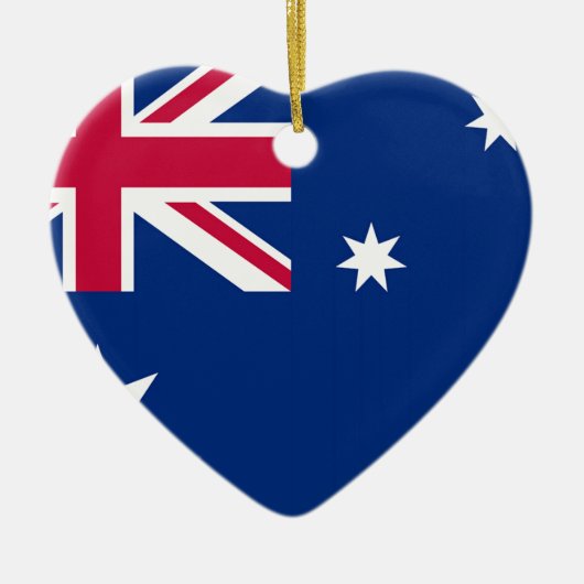 Australische vlag keramisch ornament (Voorkant)
