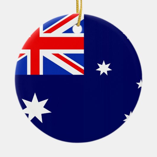 Australische vlag keramisch ornament (Voorkant)
