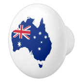 Australische vlag keramische knop (Rechts)