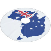 Australische vlag kerstboom rok (Gekanteld)