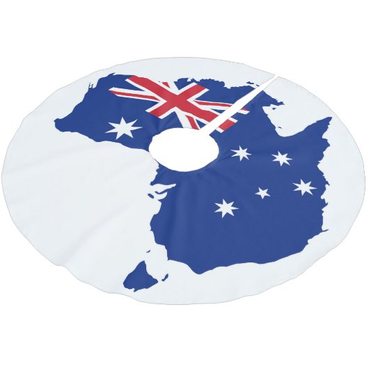 Australische vlag kerstboom rok (Gekanteld)
