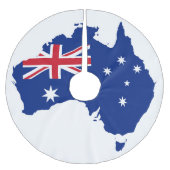 Australische vlag kerstboom rok (Voorkant)