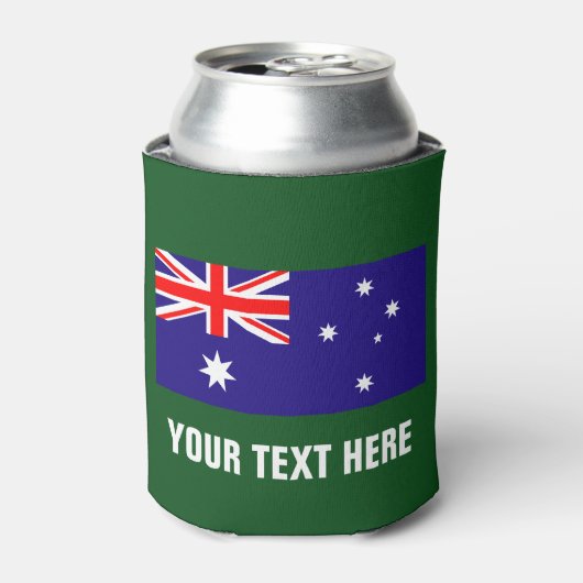 Australische vlag koelboxxen voor Australia Day Blikjeskoeler (Blikje Voorkant)