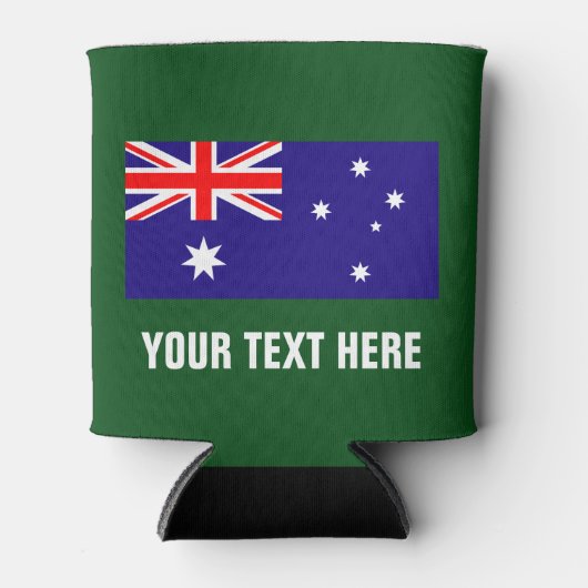 Australische vlag koelboxxen voor Australia Day Blikjeskoeler (Voorkant)