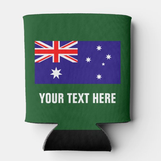 Australische vlag koelboxxen voor Australia Day Blikjeskoeler (Achterkant)