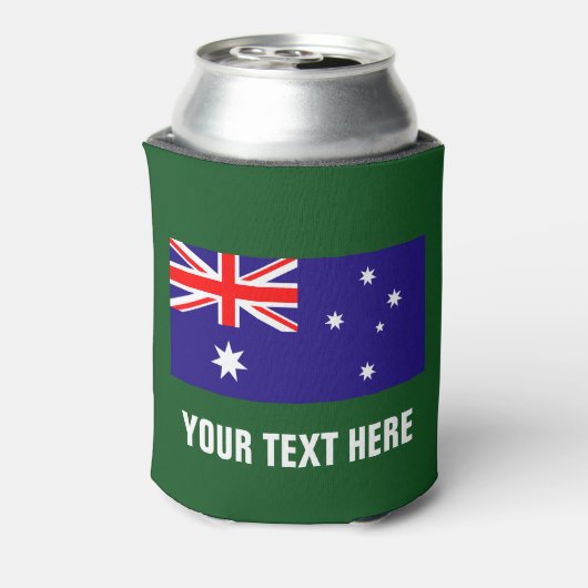 Australische vlag koelboxxen voor Australia Day Blikjeskoeler (Blikje Achterkant)