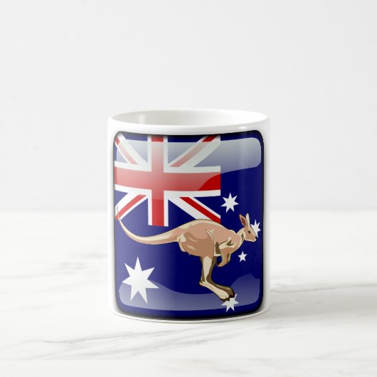 Australische vlag koffiemok (Center)
