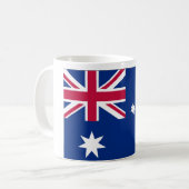 Australische vlag koffiemok (Voorkant links)