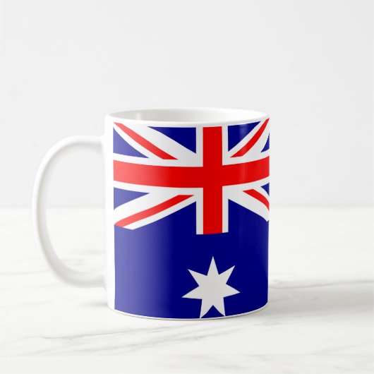 Australische vlag koffiemok (Links)