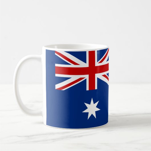 Australische vlag koffiemok (Links)