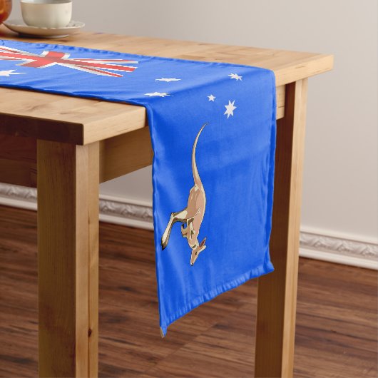 Australische vlag korte tafelloper (Voorbeeld)