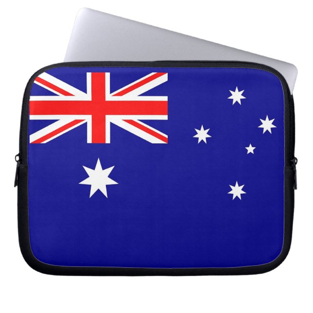 Australische vlag Laptop Sleeve (Voorkant)
