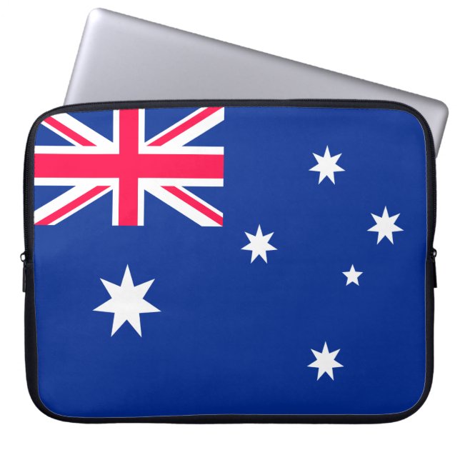Australische vlag laptop sleeve (Voorkant)