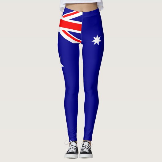Australische vlag leggings (Voorkant)