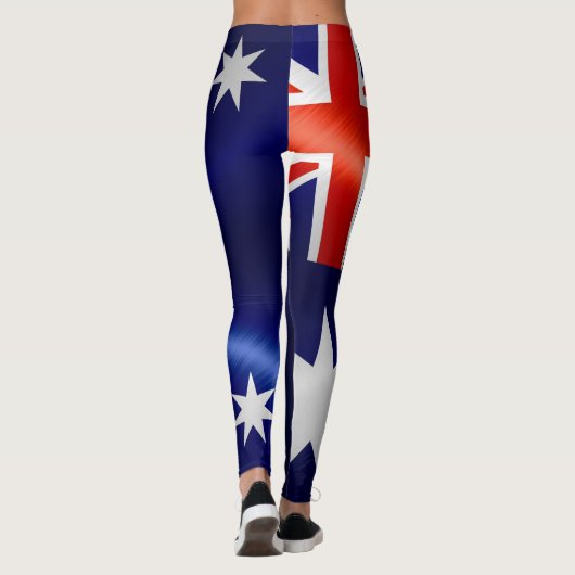 Australische vlag leggings (Achterkant)