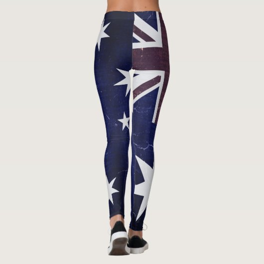 Australische vlag leggings (Achterkant)