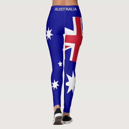 Australische vlag leggings (Achterkant)