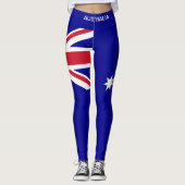 Australische vlag leggings (Voorkant)