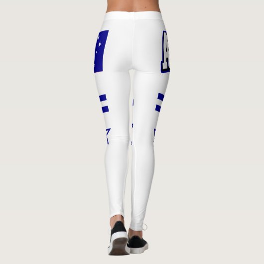Australische vlag leggings (Achterkant)