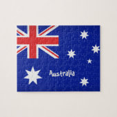 Australische vlag legpuzzel (Horizontaal)