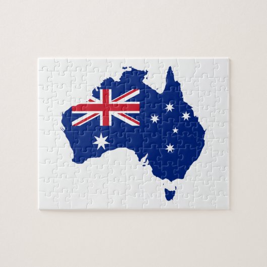 Australische vlag legpuzzel (Horizontaal)