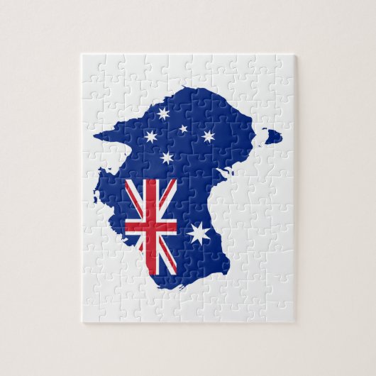 Australische vlag legpuzzel (Verticaal)