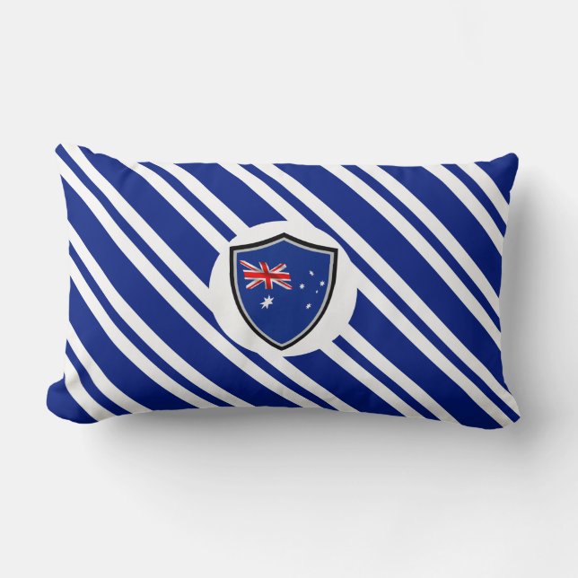Australische vlag lumbar pillow kussen (Voorkant)
