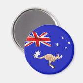 Australische vlag magneet (Voorkant / Achterkant)