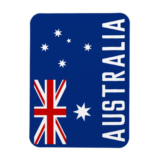 Australische vlag magneet (Verticaal)