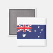 Australische vlag magneet (Voorkant / Achterkant)