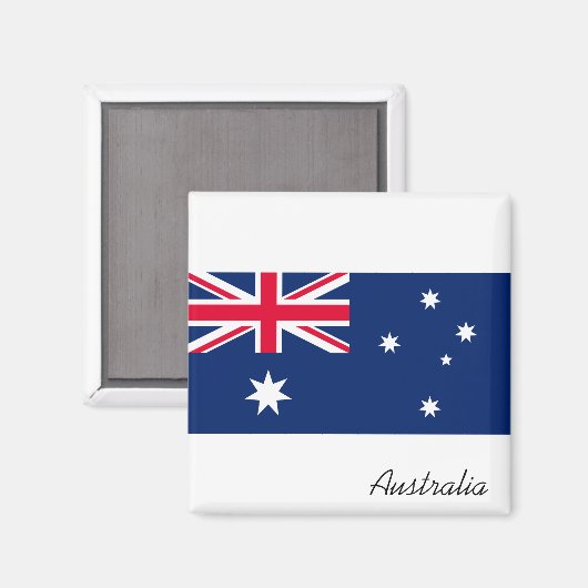 Australische vlag Magnet (Voorkant / Achterkant)