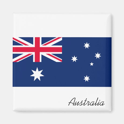 Australische vlag Magnet (Voorkant)