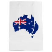 Australische vlag medium cadeauzakje (Achterkant)