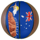 Australische vlag mini basketbal (Verticaal)