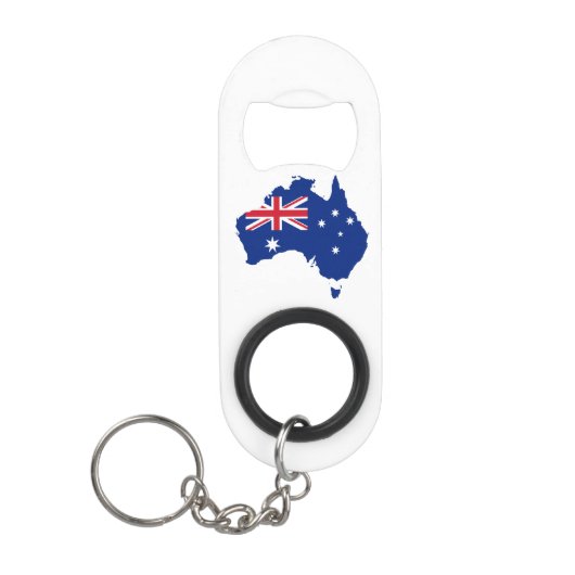 Australische vlag mini flessenopener (Voorkant)