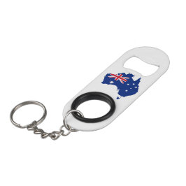 Australische vlag mini flessenopener